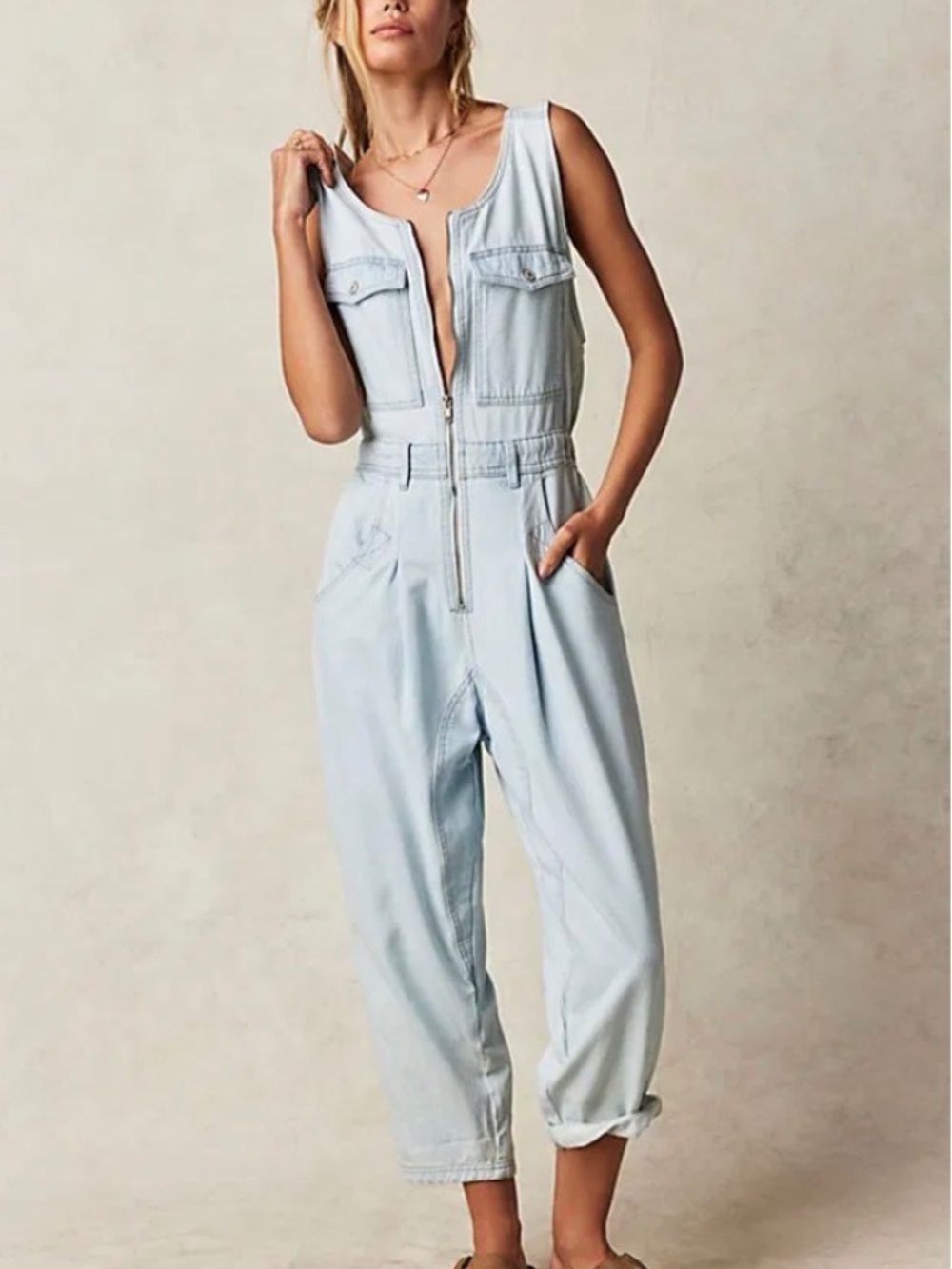 Free people We The Free - Cloud Nine Jumpsuit size medium